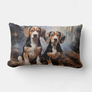 Beagle-valpar Lumbarkudde