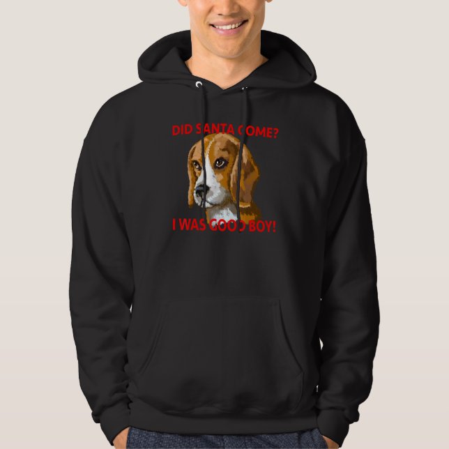 Beagle var Bra Boy Hoodie (Framsida)