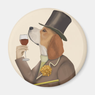 Beagle Vin Snob Magnet