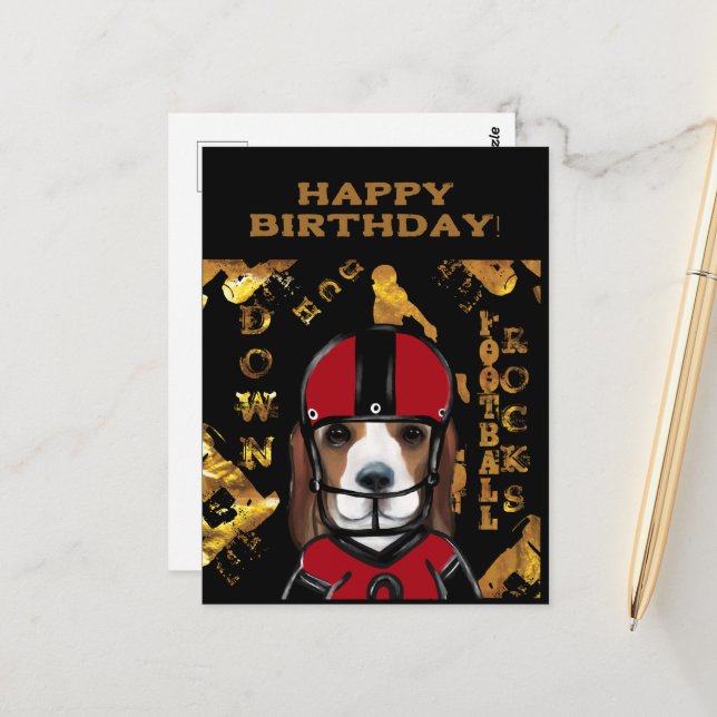 Beagle Vykort (Fram/Back In Situ)