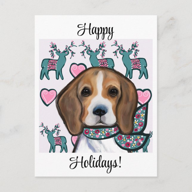 Beagle      vykort (Framsida)