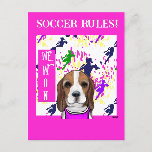 Beagle  vykort (Framsida)