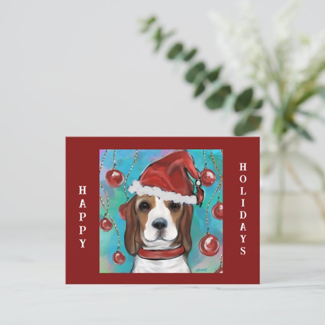 Beagle Vykort (Stående Fram)