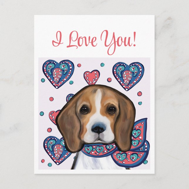 Beagle       vykort (Framsida)
