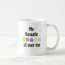 Beagle Walks Design Kaffemugg