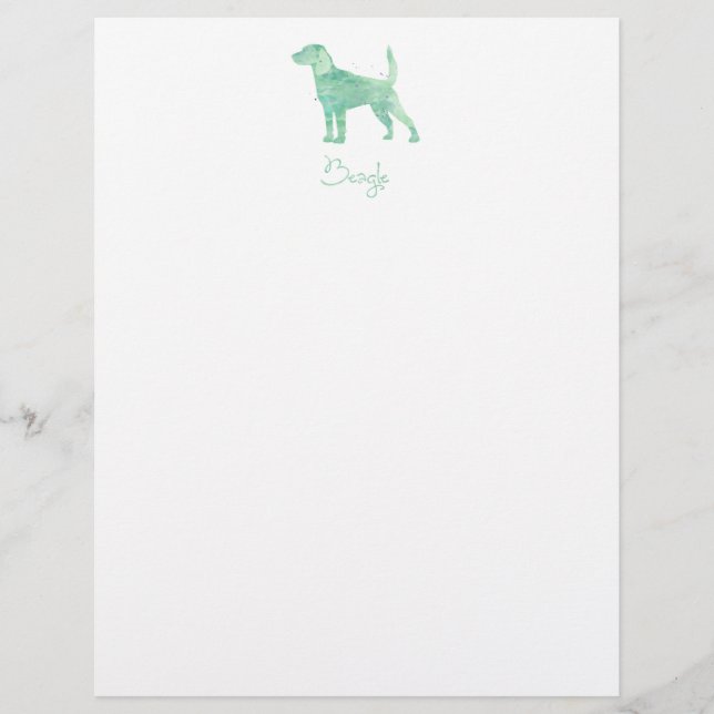 Beagle Watercolor Design (Framsida)