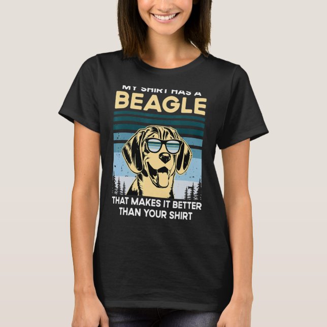 Beagle Whisperer Hund Puppy Owner Tass Kärlek T Shirt (Framsida)