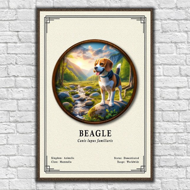 Beagle Zoologi Serie Poster (Skapare uppladdad)