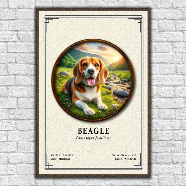 Beagle Zoologiska Serie Poster (Skapare uppladdad)