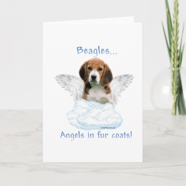 Beagleängel Helgkort (Framsida)
