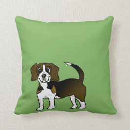 Beagledekorativ kudde