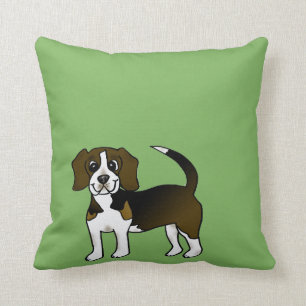 Beagledekorativ kudde