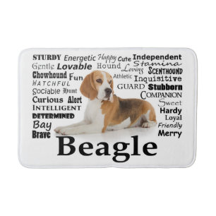 Beagledragbadmatta Badrumsmatta