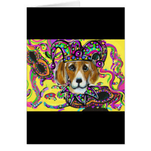 BEAGLEHUND HÄLSNINGSKORT