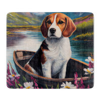 Beaglehund på paddel: Ett naturskönt äventyr