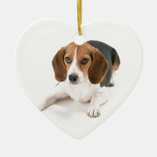 Beaglehundprydnad Julgransprydnad Keramik