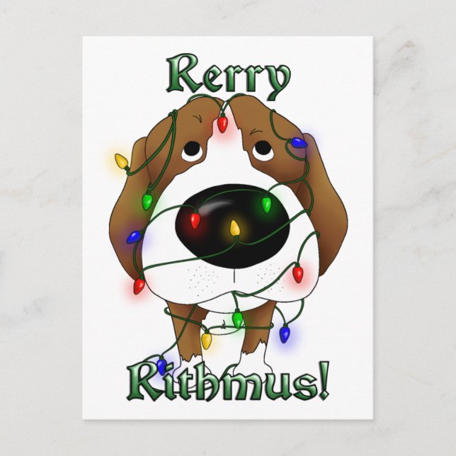 Beaglejulljus Helg Vykort (Framsida)