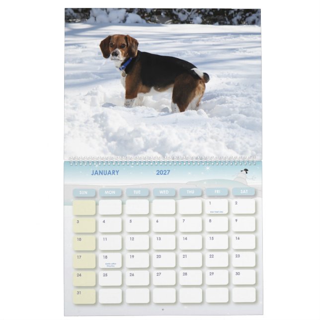 Beaglekalender 2011 kalender (Jan 2027)