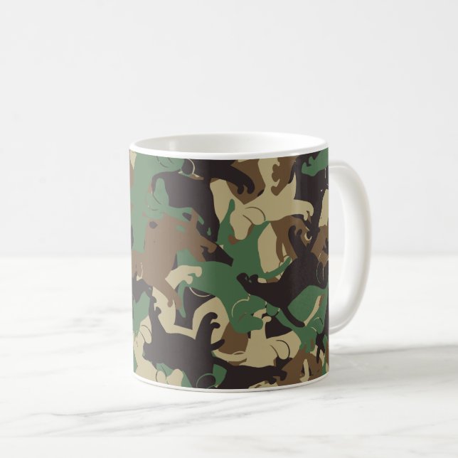 Beaglekamouflage Kaffemugg (Framsida höger)
