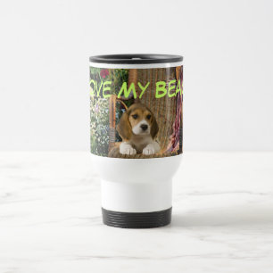 Beaglekärlektravel mug resemugg