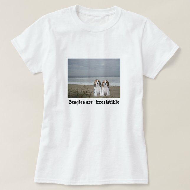 Beaglekompisskjorta Tee Shirt (Design framsida)