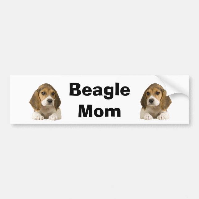 Beaglemammabildekal Bildekal (Framsidan)