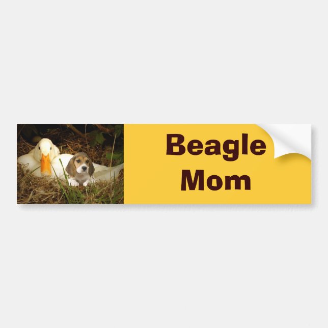Beaglemammabildekal Bildekal (Framsidan)