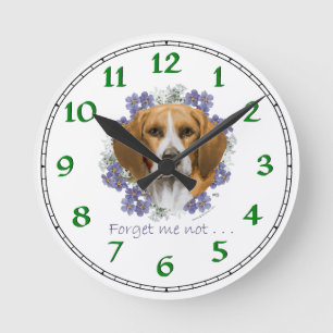 Beagleminnessak Rund Klocka