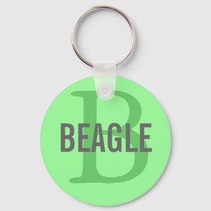 BeagleMonogram Nyckelring