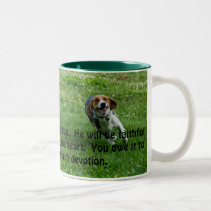 Beaglemugg Två-Tonad Mugg