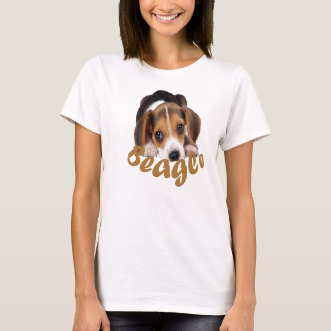 Beaglen fläktar T-tröja T-shirt (Framsida)