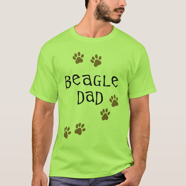 Beaglepappa T Shirt (Framsida)