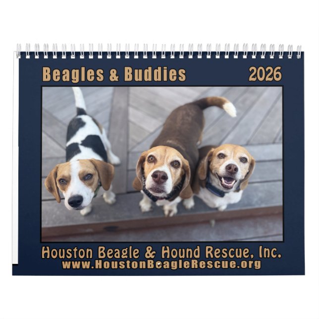 Beagles and Buddies 2026 Calendar Kalender (Omslag)