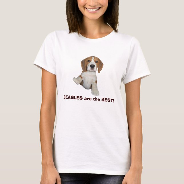 Beagles är det bästa Dam T-Shirt (Framsida)