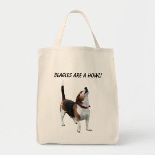 Beagles är en gullig hund för tjut tygkasse