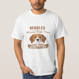 Beagles är mirakel med gåvan för tee shirt