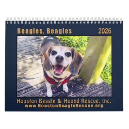 Beagles Beagles Väggkalender 2026 Kalender