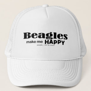 Beagles gör mig Lycklig Keps