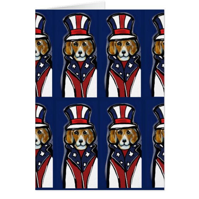 BEAGLES HÄLSNINGSKORT (Framsidan)