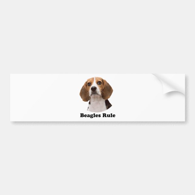 Beagles härskar bildekal (Framsidan)