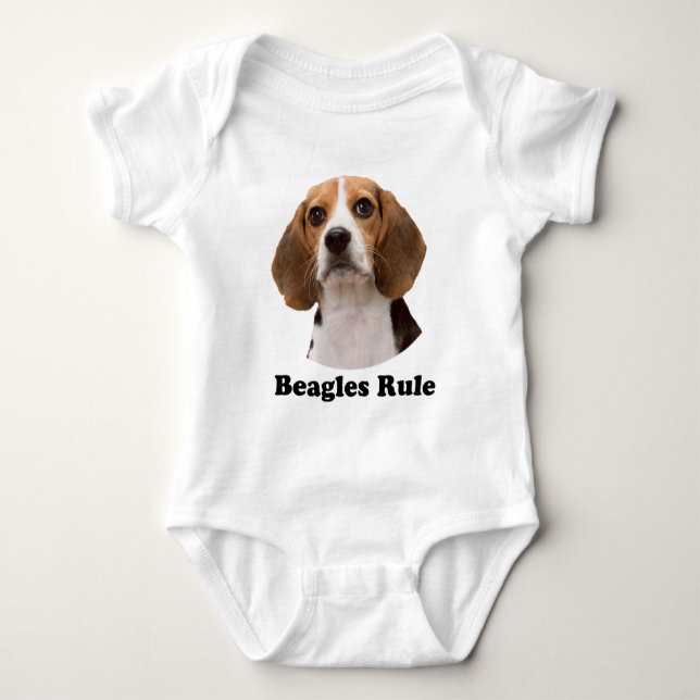 Beagles härskar t-shirt (Framsida)