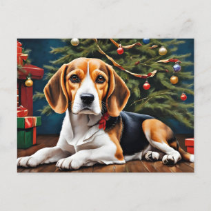 Beagles Helgdag jul Vykort