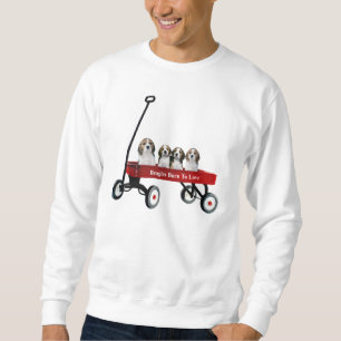 Beagles i unisex- tröja för vagn sweatshirt