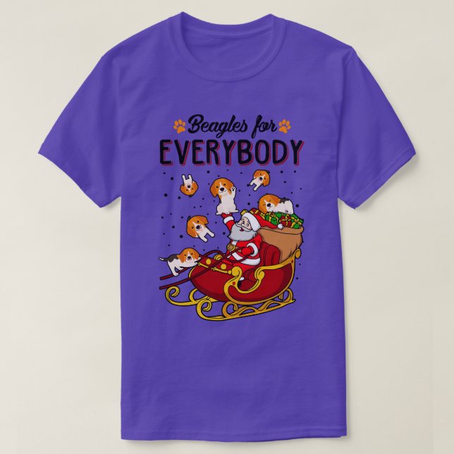 Beagles jul t shirt (Design framsida)