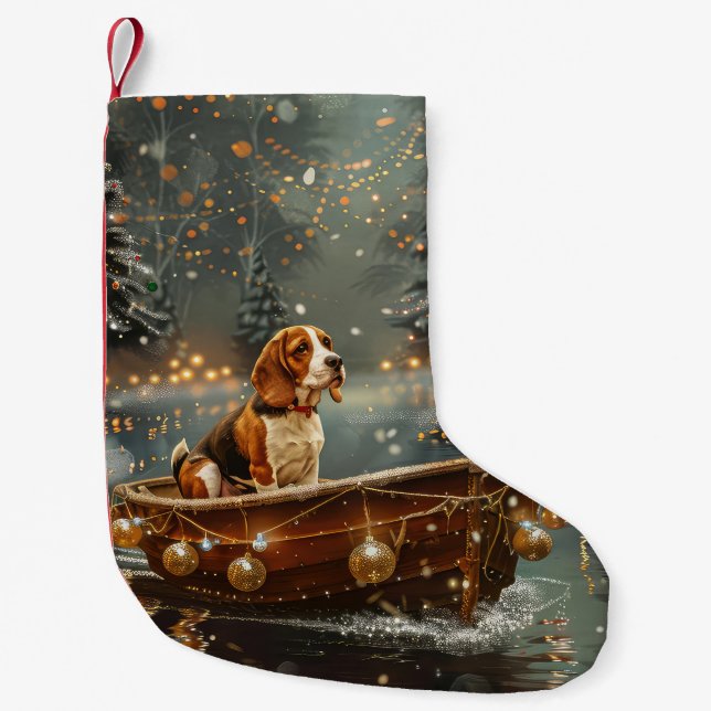 Beagles julfirande resa liten julstrumpa (Framsidan)