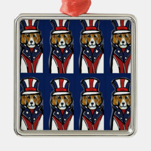 BEAGLES JULGRANSPRYDNAD METALL