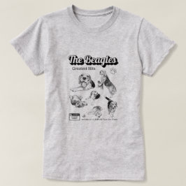 Beagles lustiga album kärlek beagles hund T-Shirt