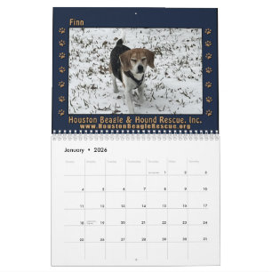 Beagles och kompisar 2026 kalender