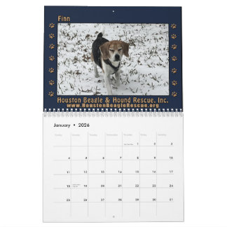 Beagles och kompisar 2026 kalender