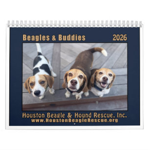 Beagles och kompisar Kalender 2026